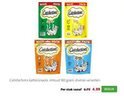 Intratuin Catisfactions kattensnacks aanbieding