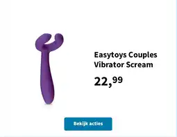Plein.nl Easytoys couples vibrator scream aanbieding