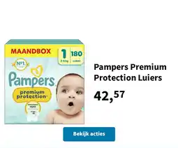 Plein.nl Pampers premium protection luiers aanbieding