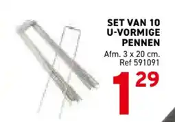 Trafic Set van 10 U-vormige pennen aanbieding
