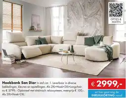 Woonsquare Hoekbank San Dior aanbieding