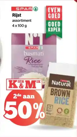 Spar Rijst aanbieding