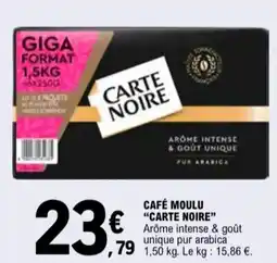 E.Leclerc Café moulu carte noire aanbieding