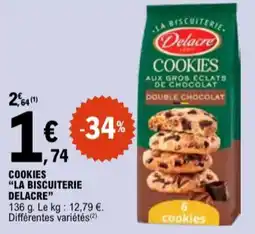 E.Leclerc Cookies la biscuiterie Delacre aanbieding