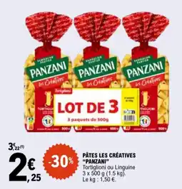 E.Leclerc Pâtes les créatives panzani aanbieding