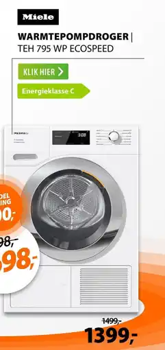 Expert Warmtepompdroger TEH 795 WP ecospeed aanbieding