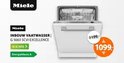 Expert Inbouw vaatwasser G 5663 SCVI excellence aanbieding