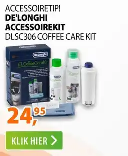 Expert Accessoiretip de'longhi accessoirekit DLSC306 coffee care kit aanbieding