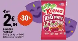 E.Leclerc Bonbons krema aanbieding