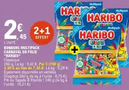 E.Leclerc Bonbons multipack carnaval en folie haribo aanbieding
