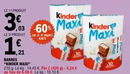 E.Leclerc Barres kinder maxi aanbieding