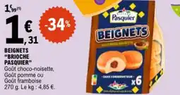 E.Leclerc Beignets brioche pasquier aanbieding