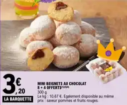 E.Leclerc Mini beignets au chocolat aanbieding