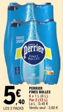 E.Leclerc Perrier fines bulles aanbieding