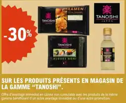 E.Leclerc Sur les produits présents en magasin de la gamme tanoshi aanbieding