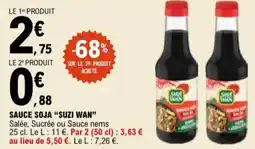 E.Leclerc Sauce soja suzi wan aanbieding