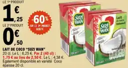 E.Leclerc Lait de coco suzi wan aanbieding