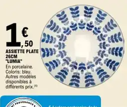 E.Leclerc Assiette plate lumia aanbieding