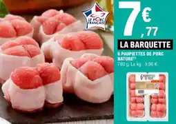 E.Leclerc 6 paupiettes de porc nature aanbieding