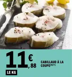 E.Leclerc Cabillaud à la coupe aanbieding