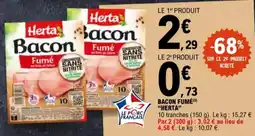 E.Leclerc Bacon Fumé Herta aanbieding