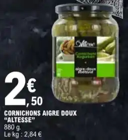 E.Leclerc Cornichons aigre doux altesse aanbieding