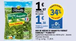 E.Leclerc Duo de mâche et roquette format familial florette aanbieding