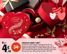 E.Leclerc Chocolats lindor lindt aanbieding