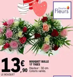 E.Leclerc Bouquet bulle 17 tiges aanbieding