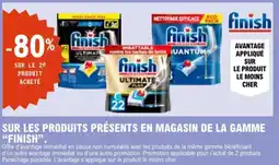 E.Leclerc Sur les produits présents en magasin de la gamme finish aanbieding
