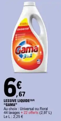 E.Leclerc Lessive liquide Gama aanbieding