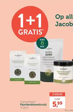 Holland & Barrett Op alles van jacob hooy aanbieding