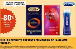 E.Leclerc Sur les produits présents en magasin de la gamme durex aanbieding