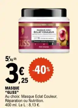 E.Leclerc Masque gliss aanbieding