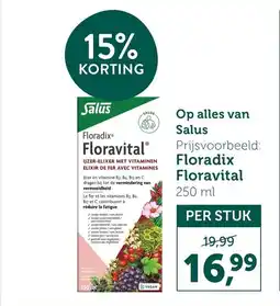 Holland & Barrett Op alles van salus aanbieding