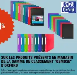E.Leclerc Sur les produits présents en magasin de la gamme de classement osmose d'oxford aanbieding