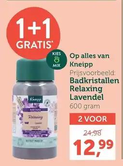 Holland & Barrett Op alles van kneipp aanbieding