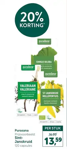 Holland & Barrett Purasana aanbieding