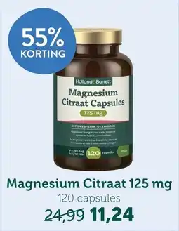 Holland & Barrett Magnesium Citraat 125 mg aanbieding