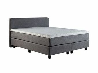 Deba Meubelen Boxspring ANTWERPEN incl. matras en topper - Antraciet Grijs aanbieding