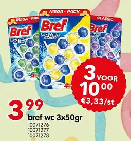 Yess bref wc 3x50gr aanbieding