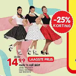 Yess rock ‘n roll skirt aanbieding