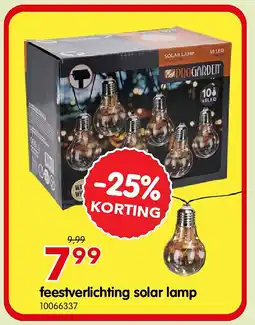 Yess feestverlichting solar lamp aanbieding
