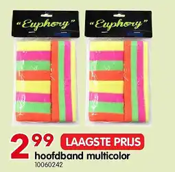 Yess hoofdband multicolor aanbieding