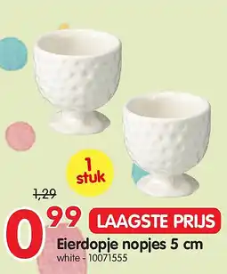 Yess Eierdopje nopjes 5 cm aanbieding