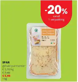 Spar SPAR gehakt parmentier aanbieding