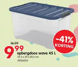 Yess opbergdoos wave 45 L aanbieding