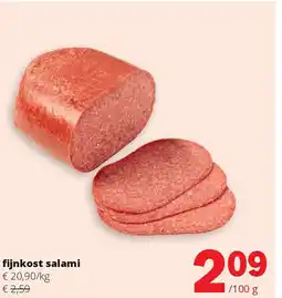 Spar fi jnkost salami aanbieding