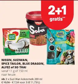 Spar Suzi Wan kokosmelk 200 ml aanbieding