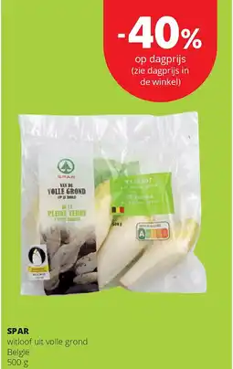 Spar SPAR witloof uit volle grond België 500 g aanbieding